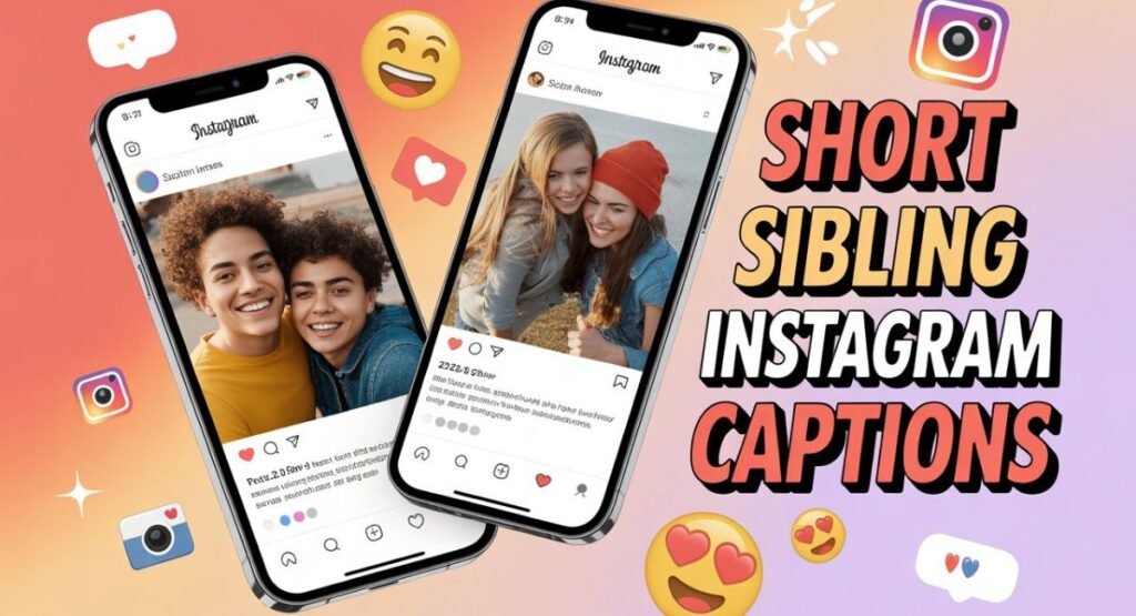 Short Sibling Instagram Captions