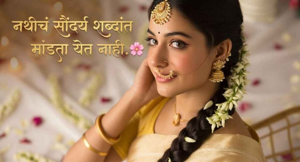 नथCaption in Marathi for Instagram