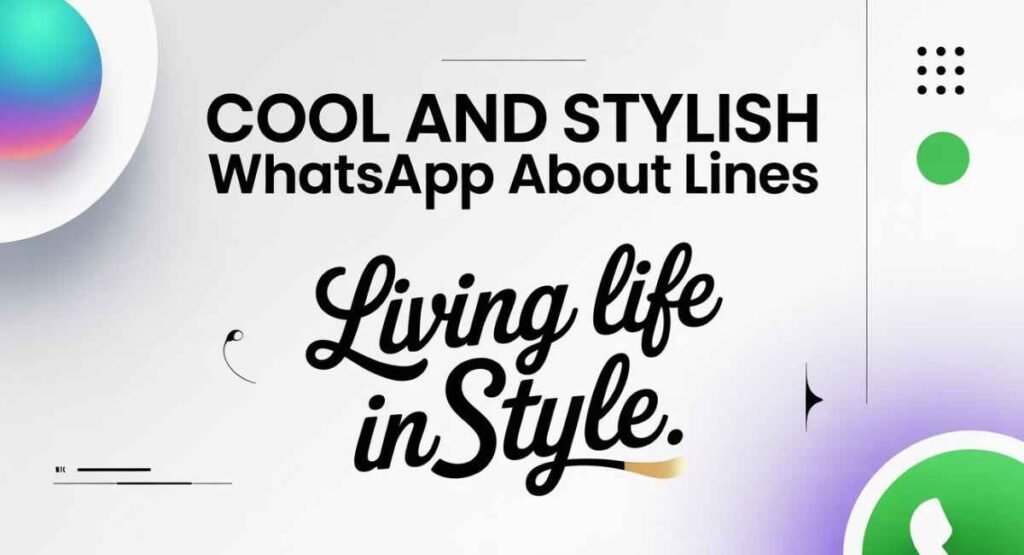 WhatsApp About Lines