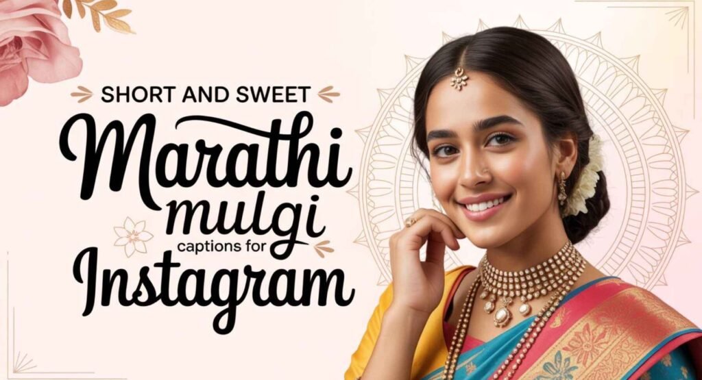 Marathi Mulgi Captions for Instagram