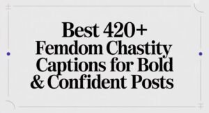 Femdom Chastity Captions