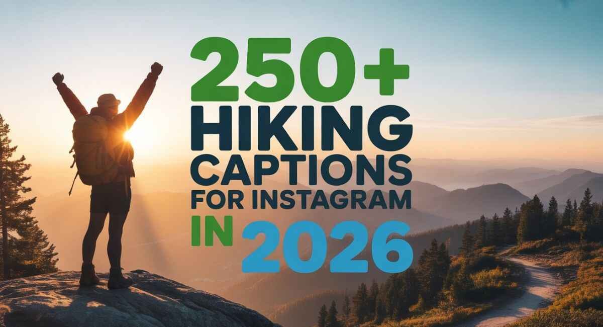 Hiking Captions