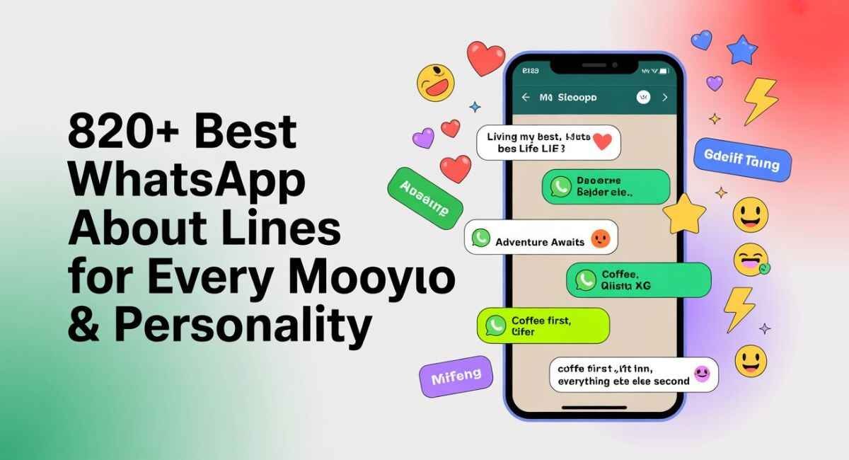 WhatsApp About Lines