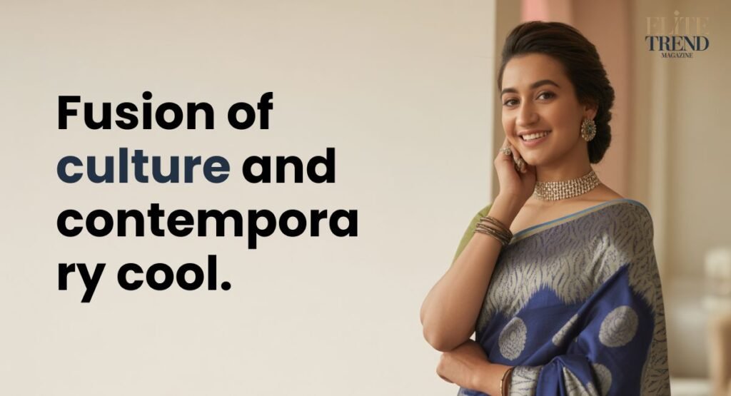 Modern Saree Captions for Instagram